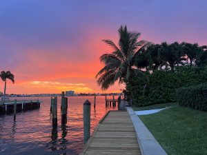 Dock For Rent At Brand new Singer Island private 50’ deep water dock (end of canal)